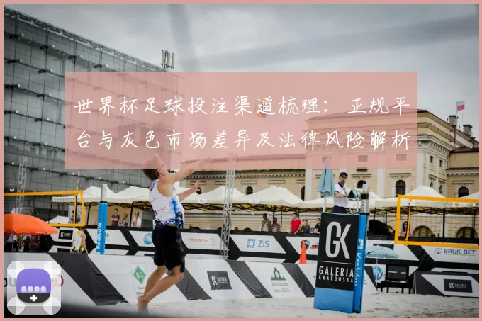 世界杯足球投注渠道梳理：正规平台与灰色市场差异及法律风险解析